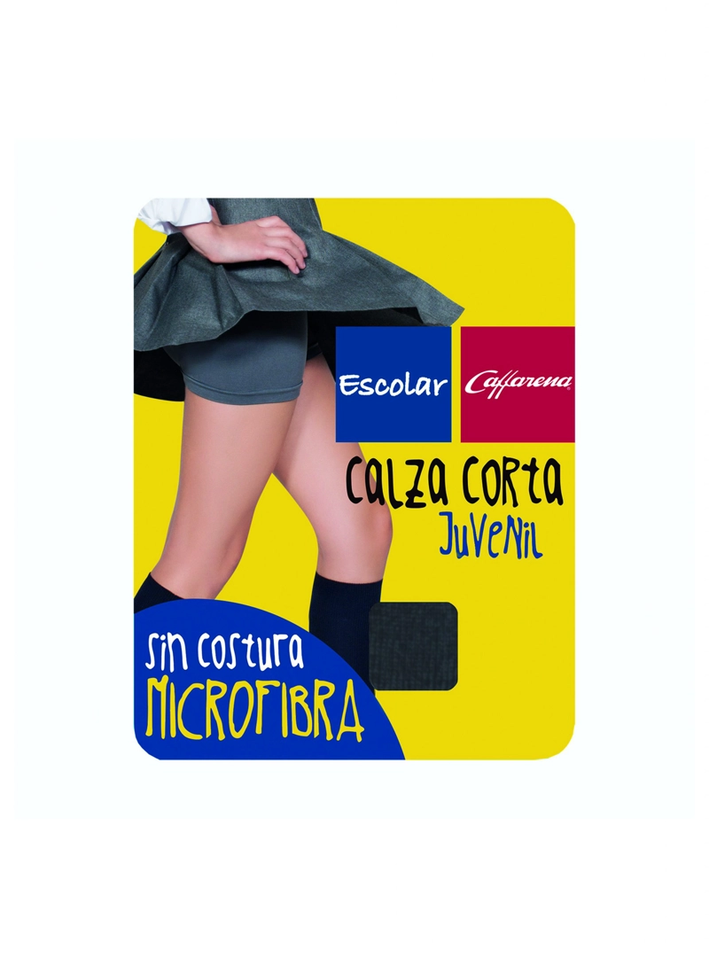 CALZA NIÑA CAFFARENA ESCOLAR INFANTIL-JUVENIL CORTA MICROFIBRA 16505 - 3