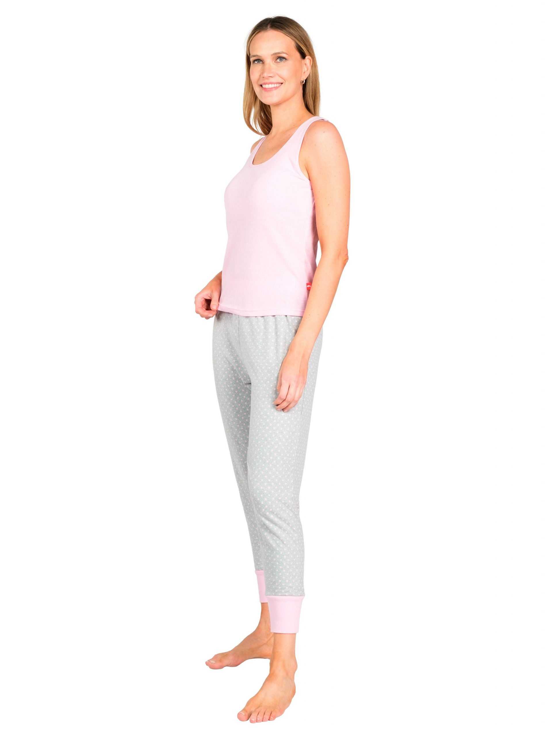 PIJAMA MUJER LARGO CAFFARENA ALGODON 30792 - 2