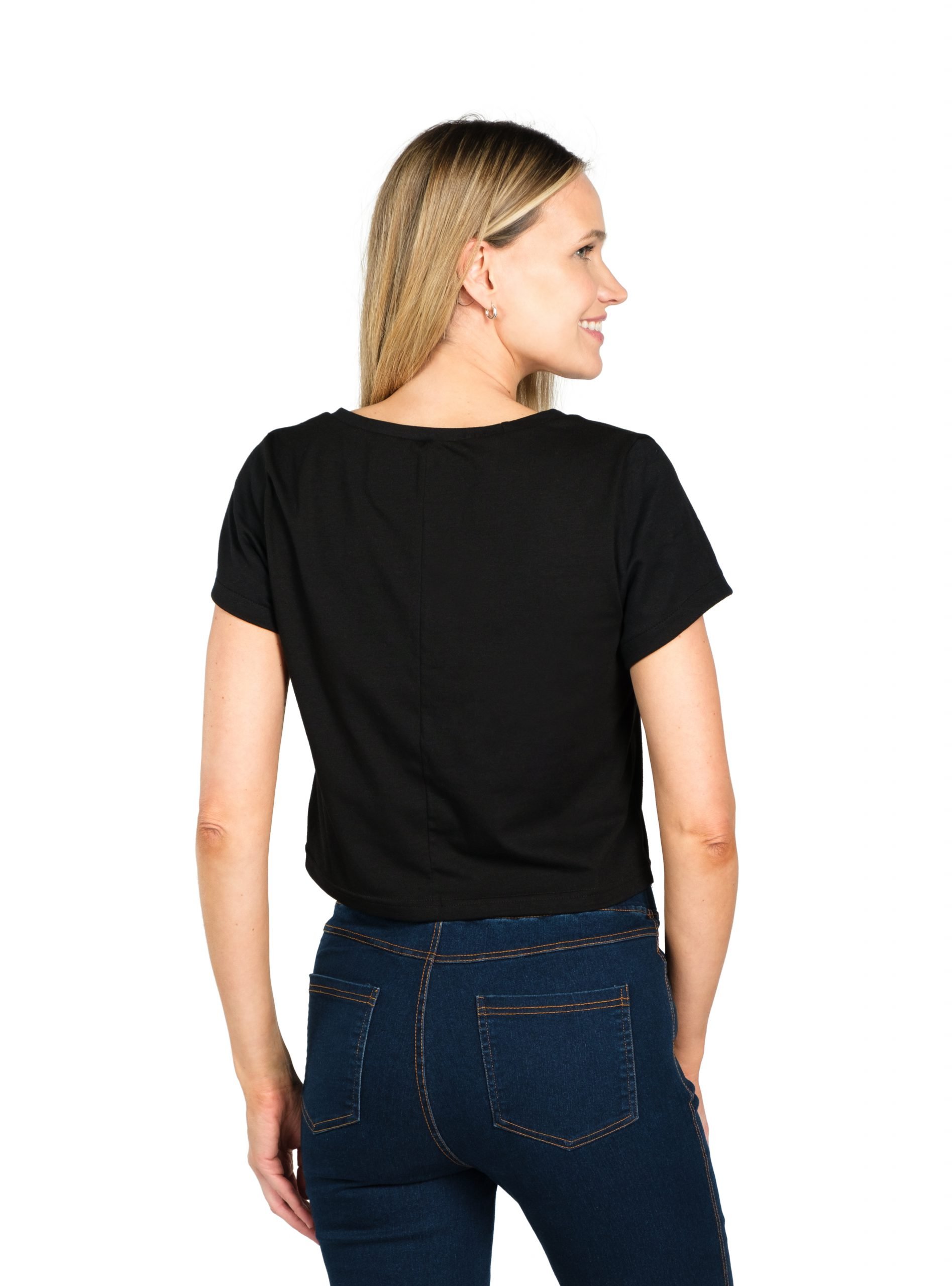 POLERA CROP TOP JUVENIL CAFFARENA ALGODON-POL 16833 - 3