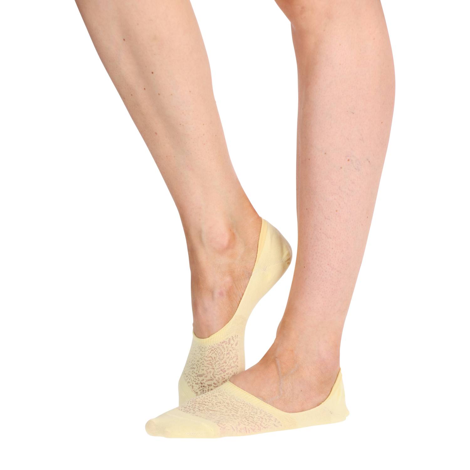PACK X3 CALCETINES MUJER CAFFARENA 21998 INVISIBLE ALGODON - 2