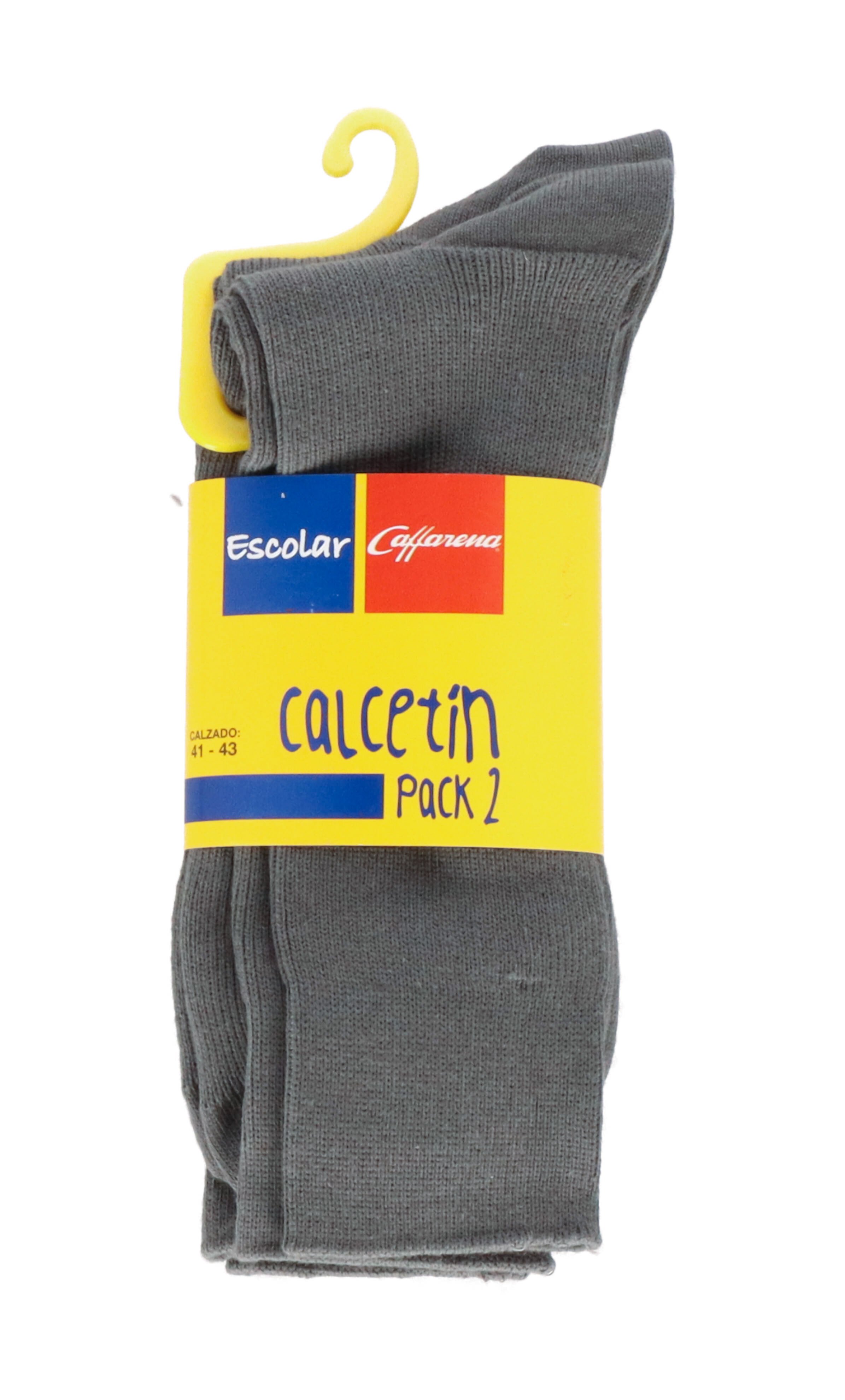 PACK 2 CALCETINES ESCOLAR UNISEX CAFFARENA CORTO 21754 - 1