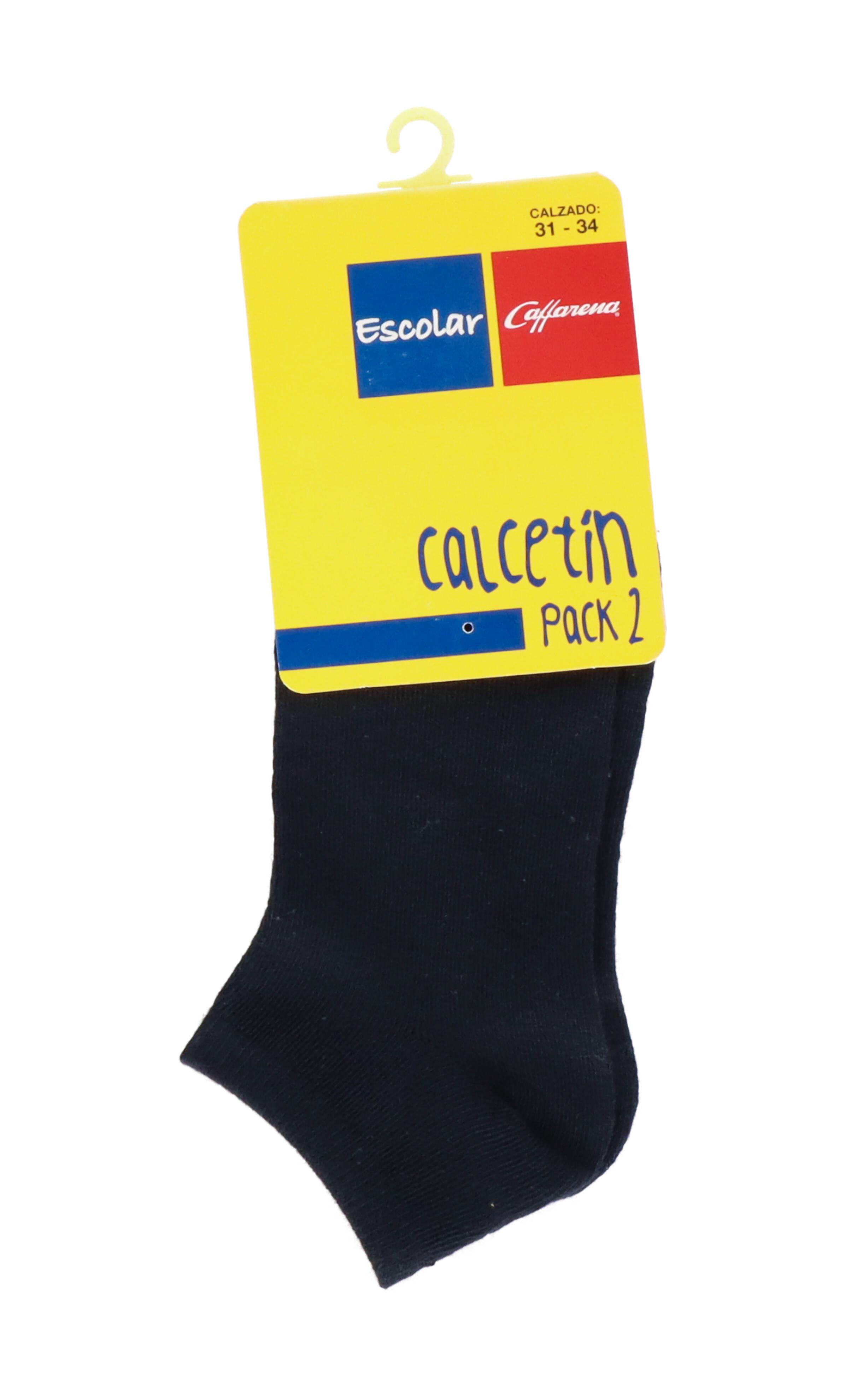 PACK 2 CALCETINES ESCOLAR UNISEX CAFFARENA TOBILLO 21755 - 2