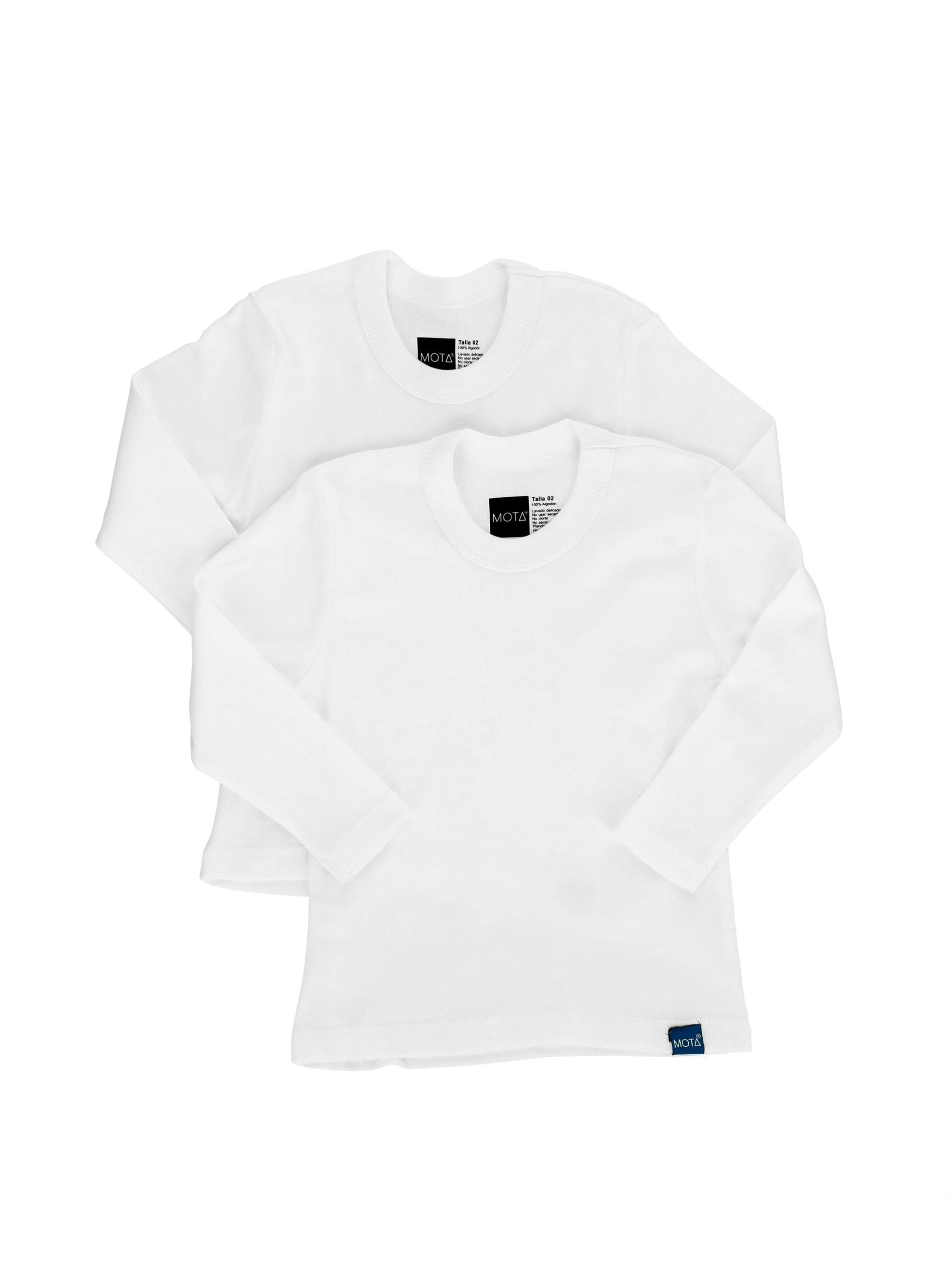 PACK 2 CAMISETAS ALGODÓN UNISEX MOTA MT4442 INFANTILES - 2