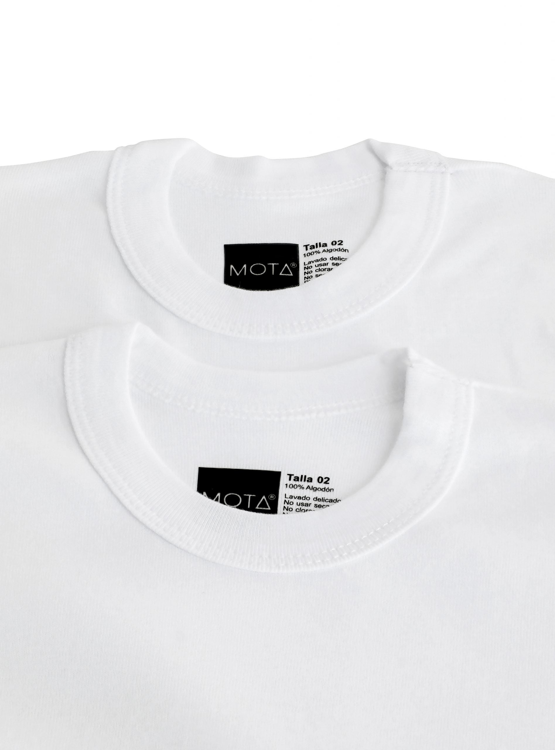 PACK 2 CAMISETAS ALGODÓN UNISEX MOTA MT4442 INFANTILES - 3