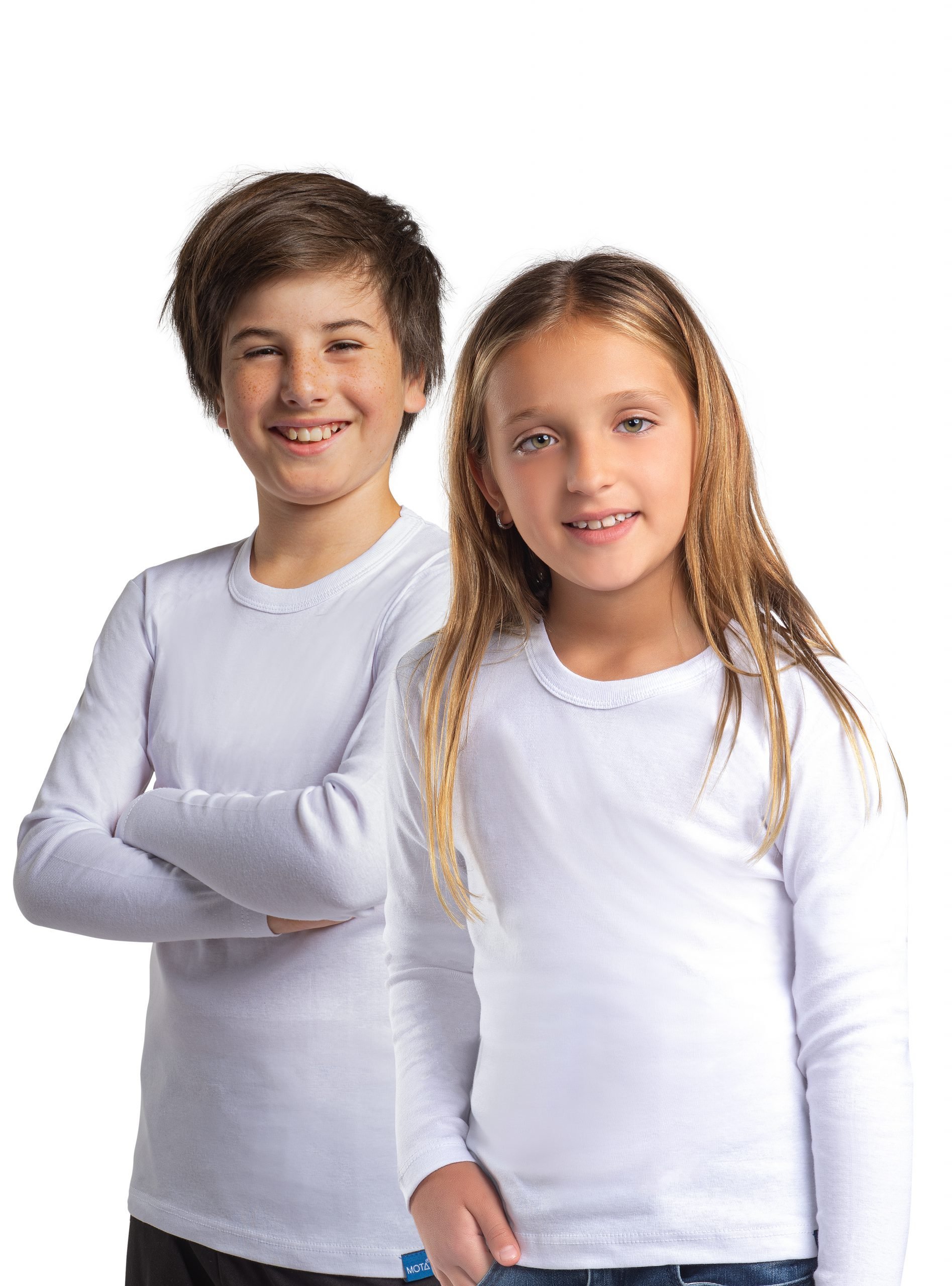 PACK 2 CAMISETAS ALGODÓN UNISEX MOTA MT4443 JUVENILES - 1
