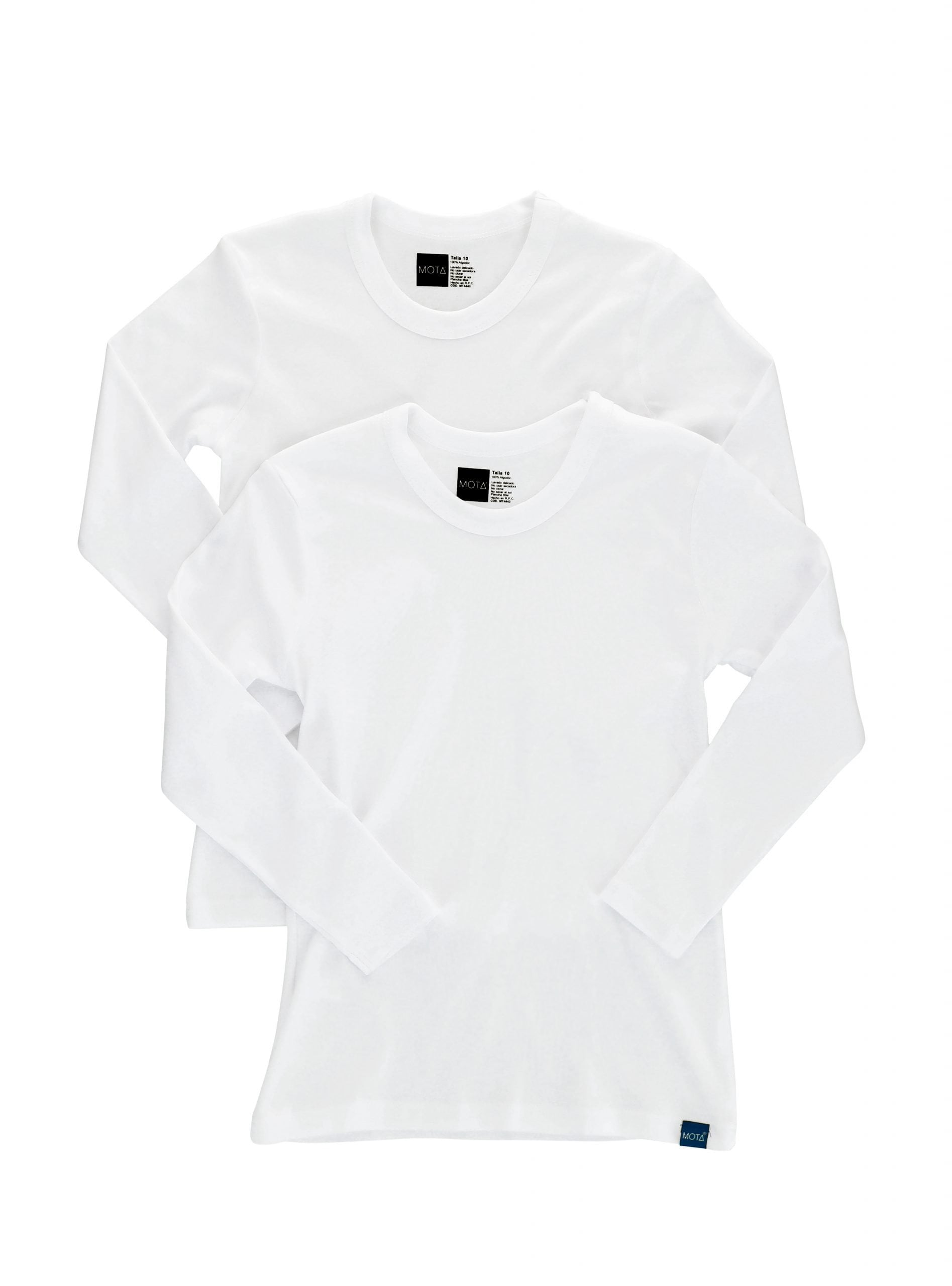 PACK 2 CAMISETAS ALGODÓN UNISEX MOTA MT4443 JUVENILES - 3