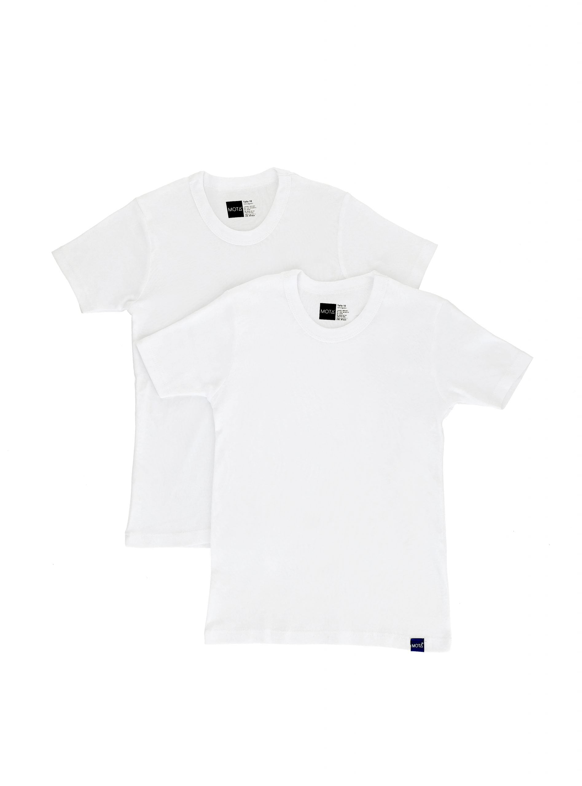 PACK 2 CAMISETAS ALGODÓN UNISEX MOTA MT4425 JUVENILES - 3