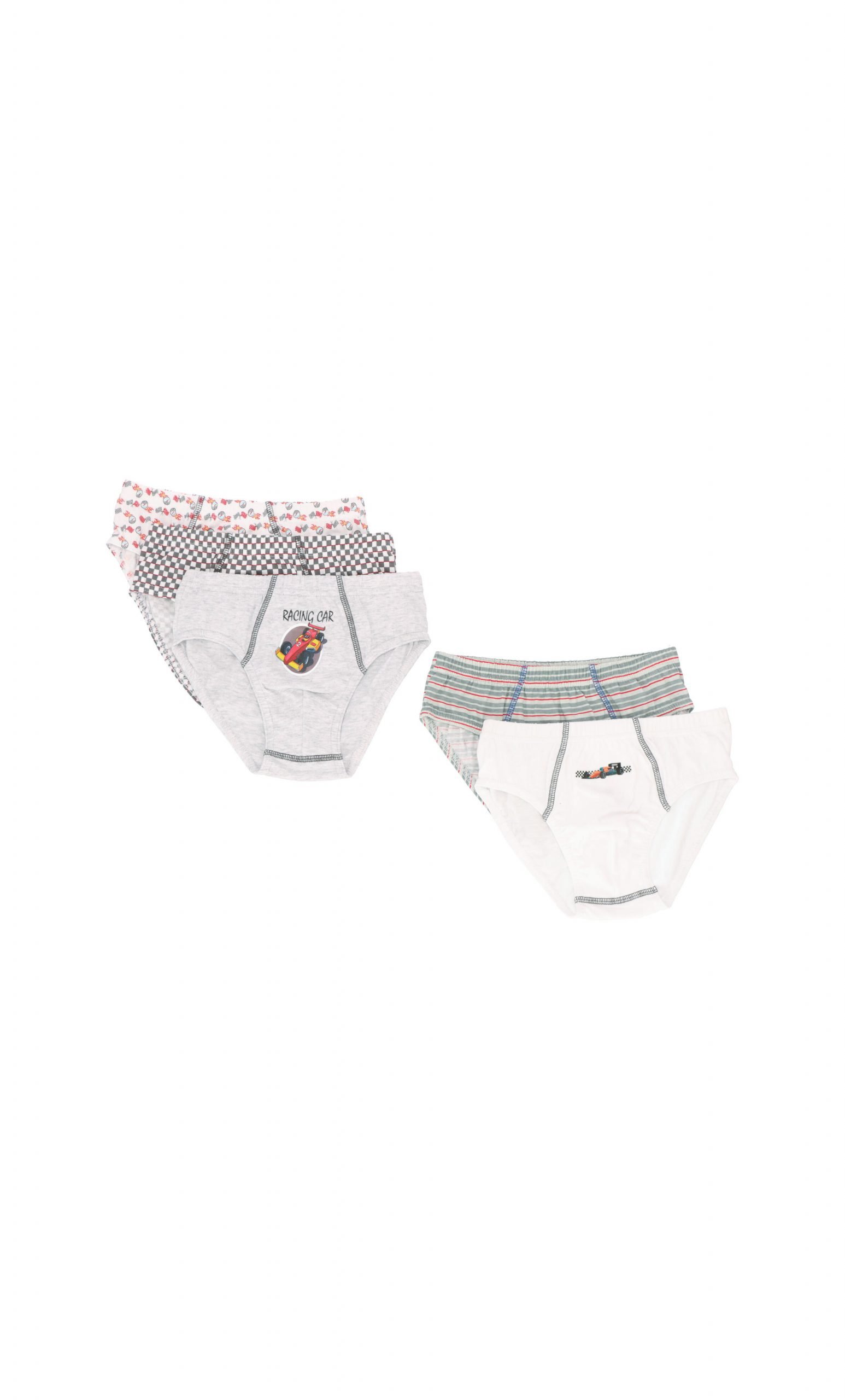 PACK 5 SLIP INFANTILES MOTA ALGODON MT4101 - 1