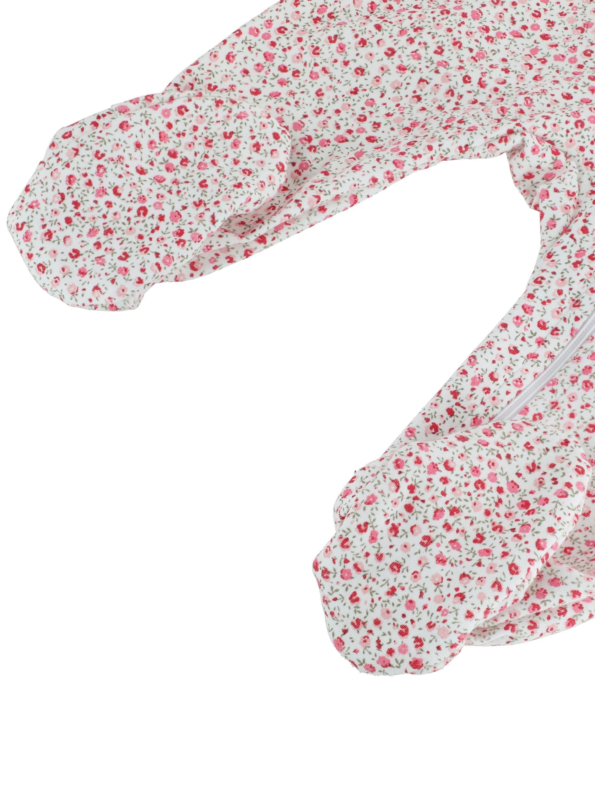 PIJAMA ALGODÓN NIÑA MOTA MT4744 ENTERITO MANGA LARGA BEBE - 3