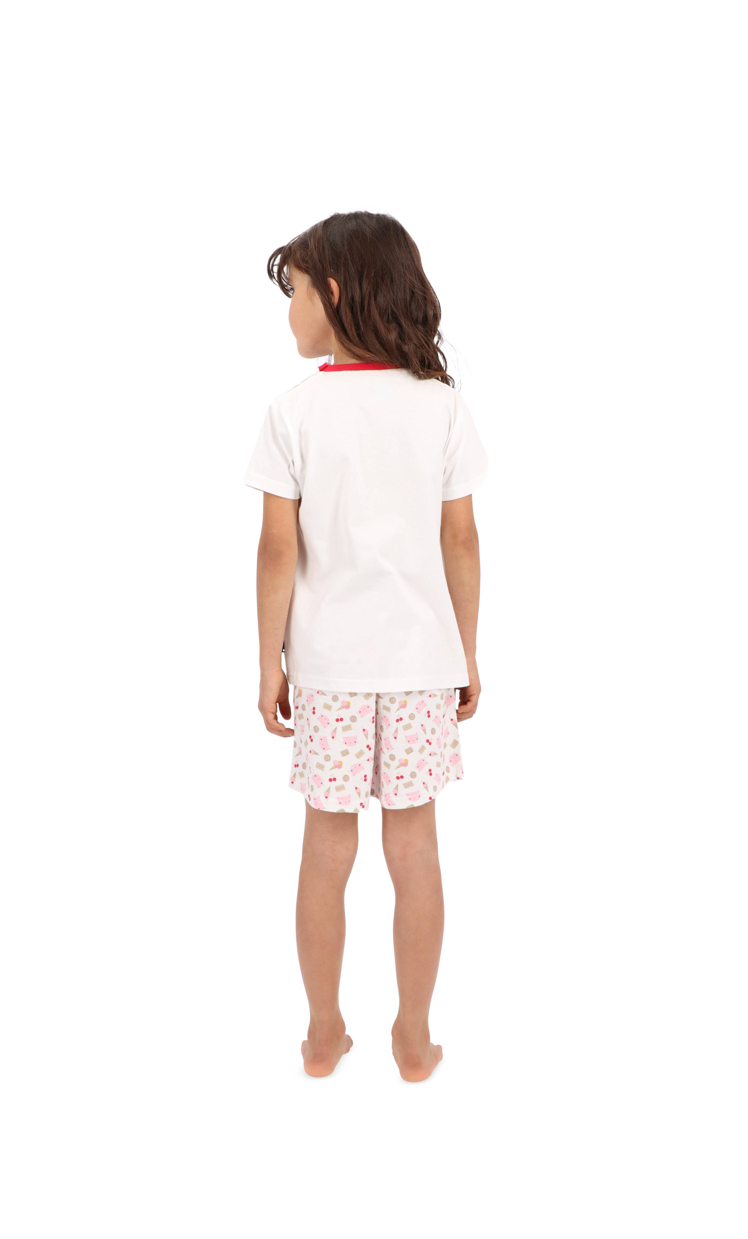 PIJAMA ALGODÓN NIÑA MOTA MT4760 2 PIEZAS MANGA CORTA - 3
