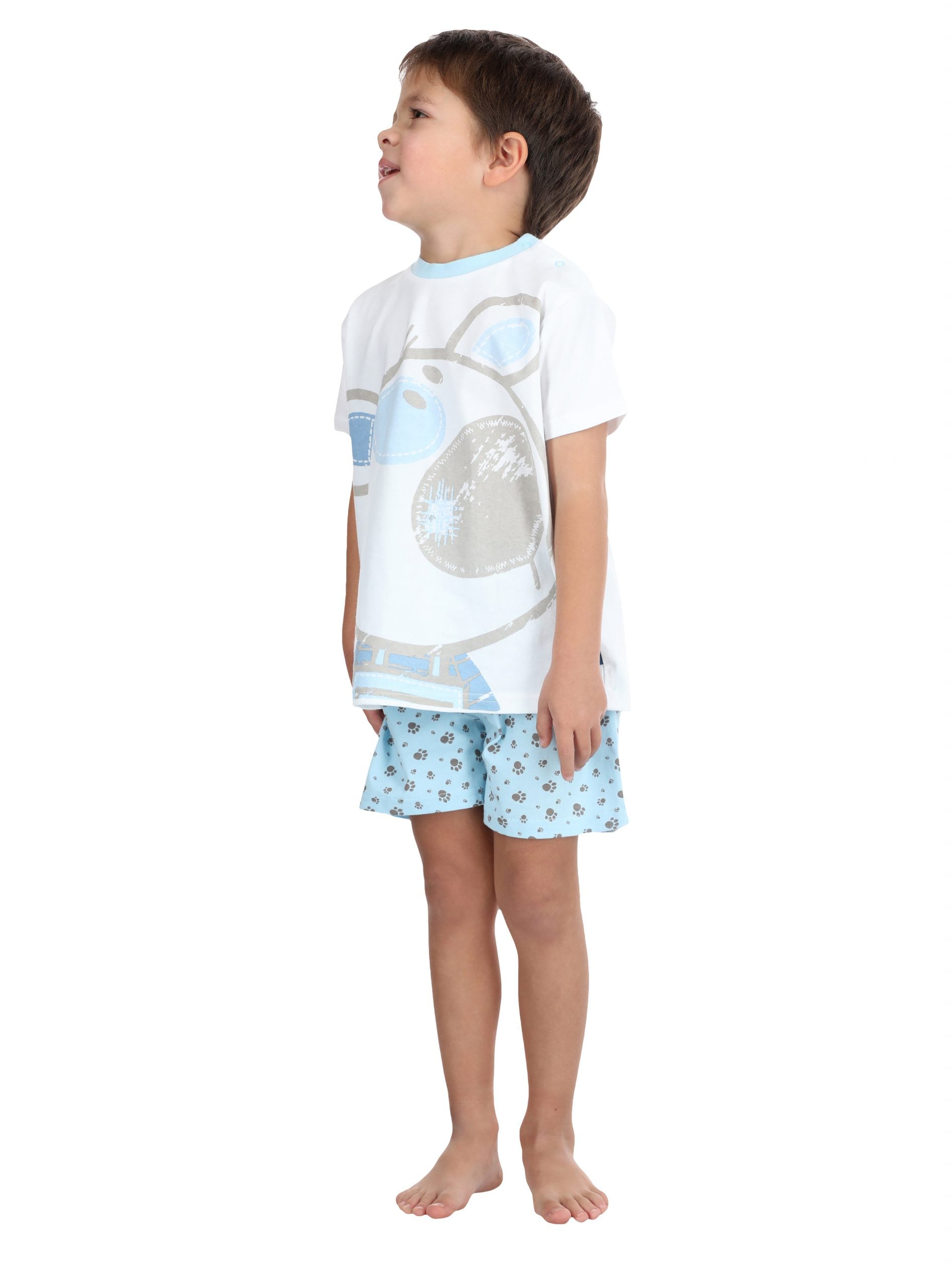 PIJAMA ALGODÓN NIÑO MOTA MT4763 2 PIEZAS MANGA CORTA - 2