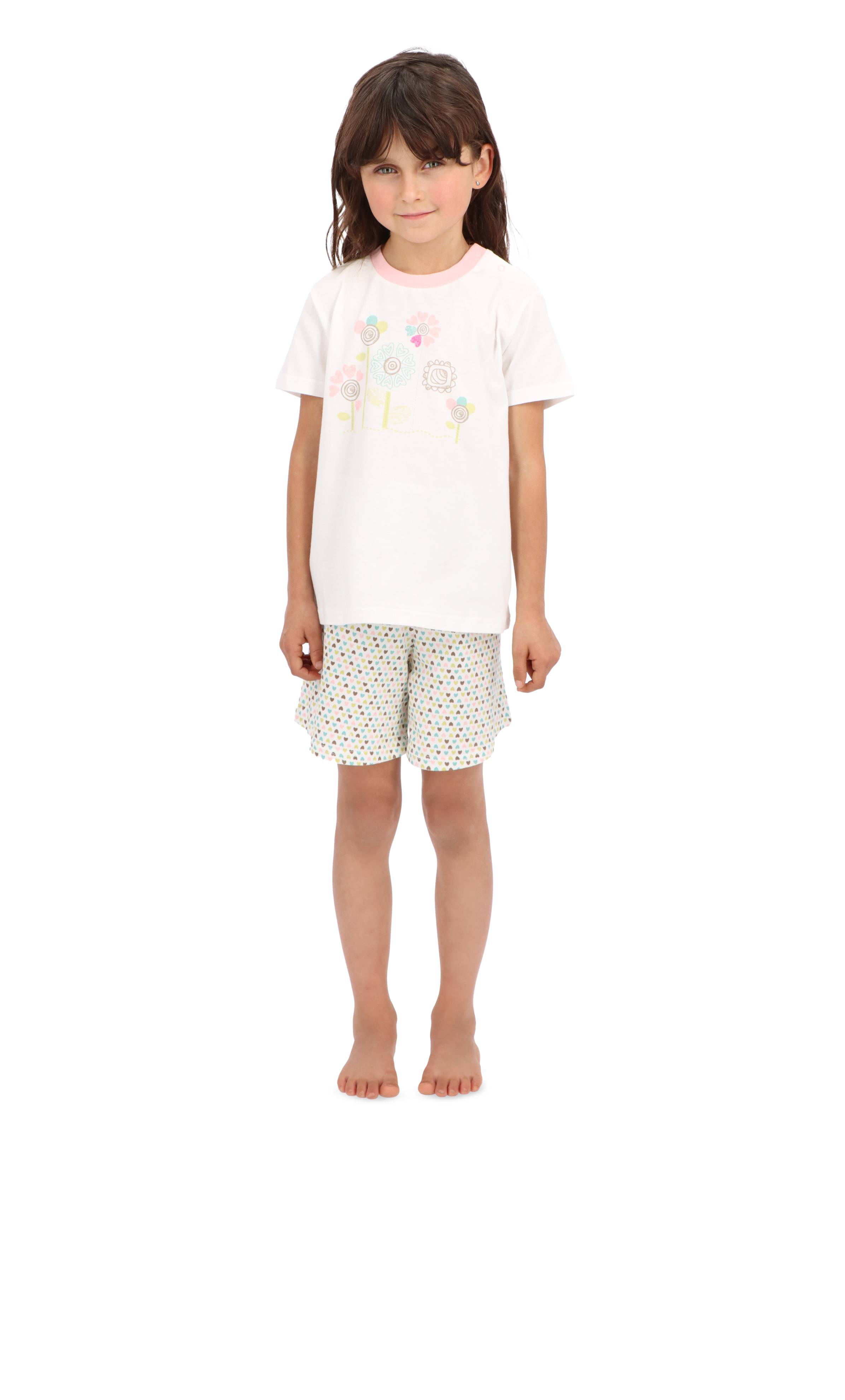 PIJAMA ALGODÓN NIÑA MOTA MT4761 2 PIEZAS MANGA CORTA - 2