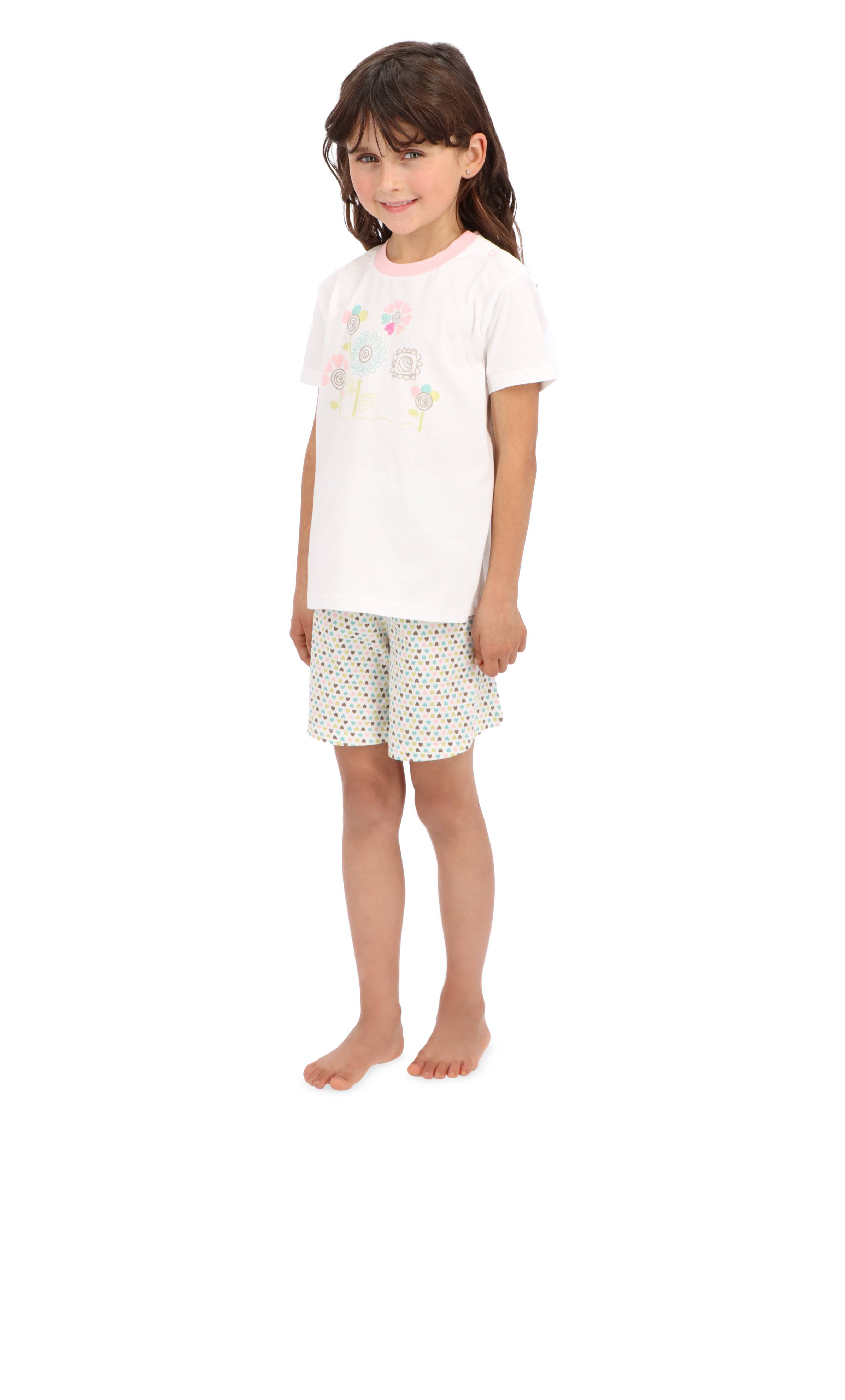 PIJAMA ALGODÓN NIÑA MOTA MT4761 2 PIEZAS MANGA CORTA - 3