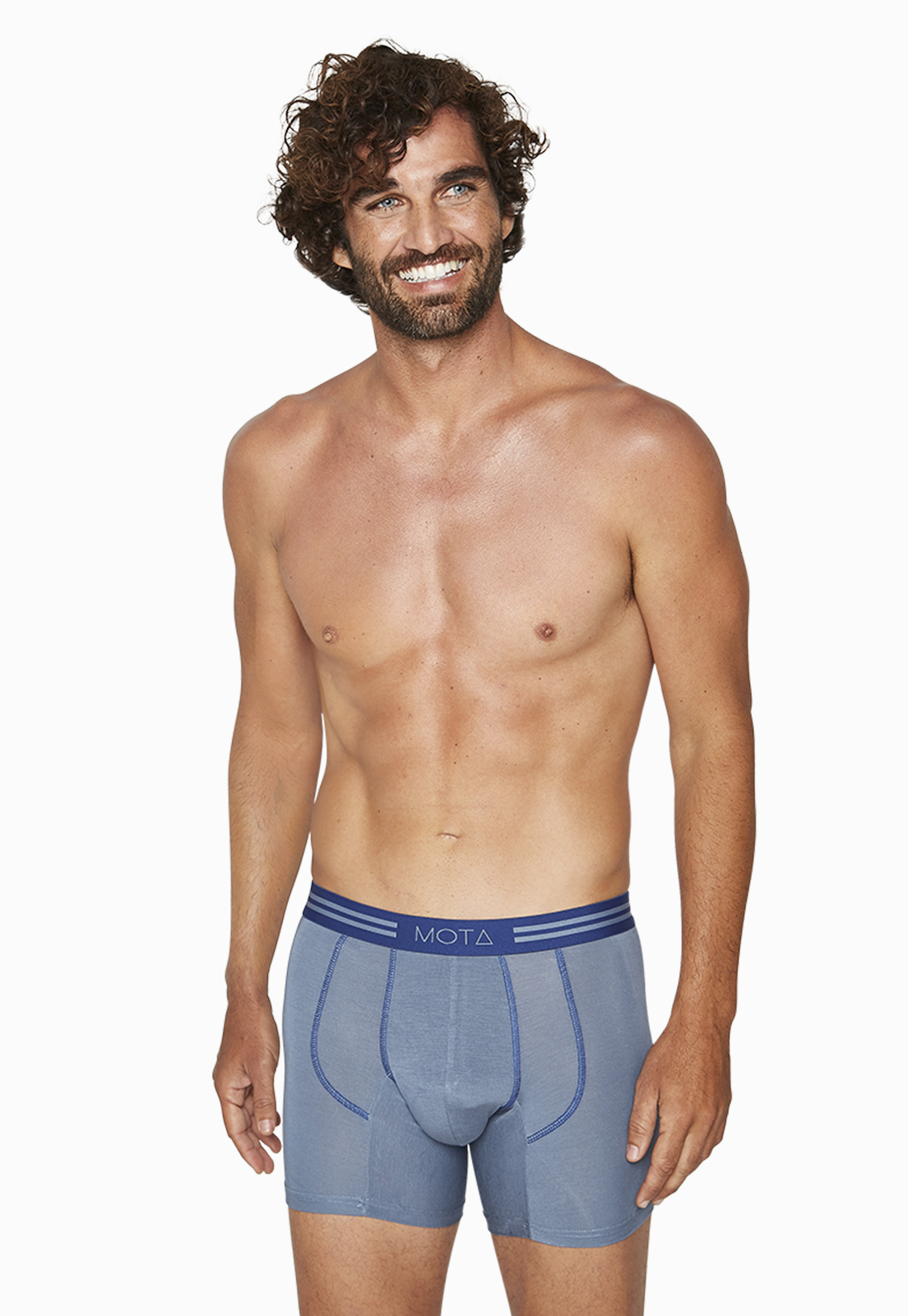 PACK X2 BÓXER MEDIO HOMBRE MOTA MT4034 BAMBÚ - 3