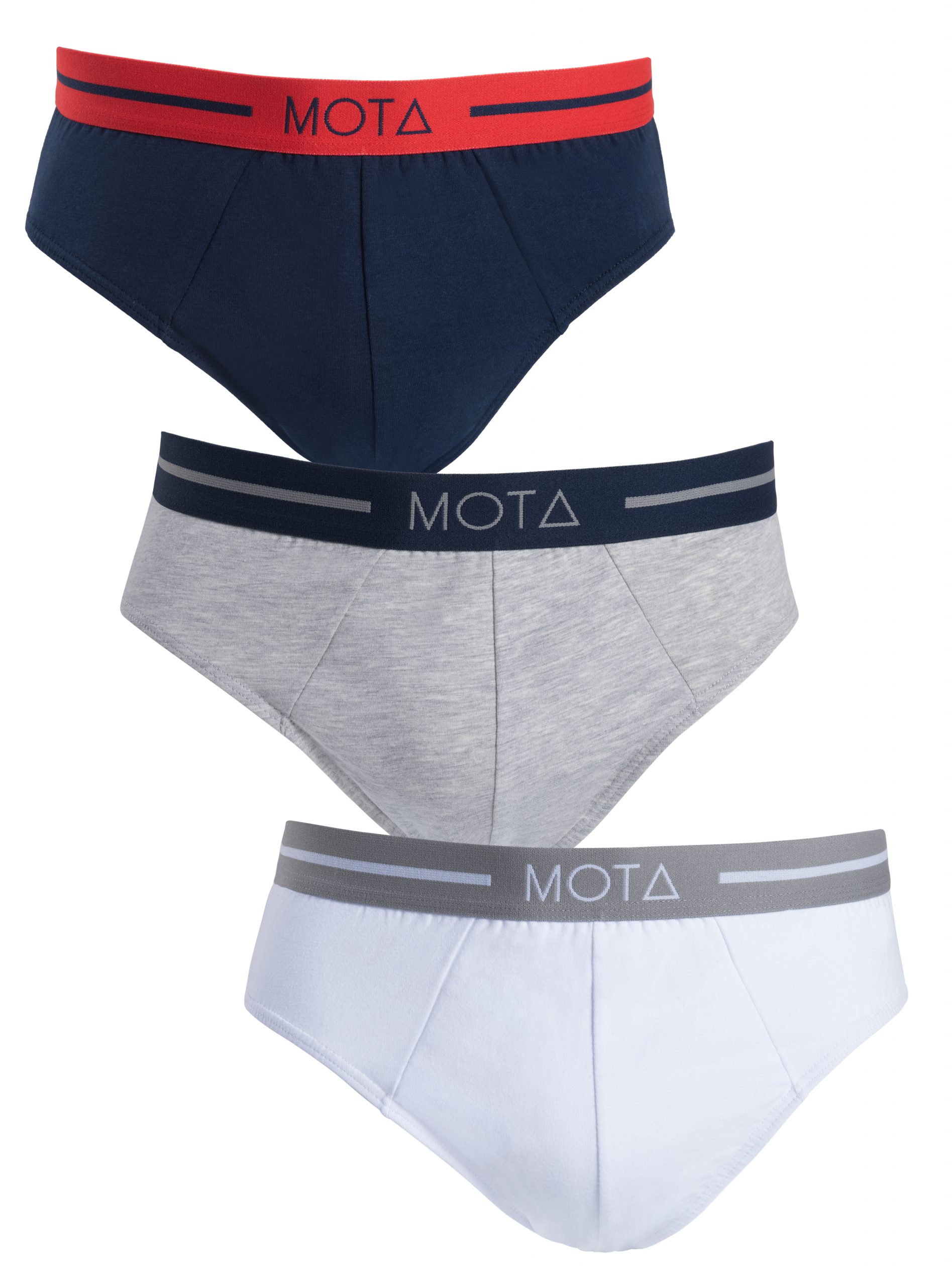 PACK X3 CALZONCILLOS HOMBRE MOTA MT4030 SLIP - 1
