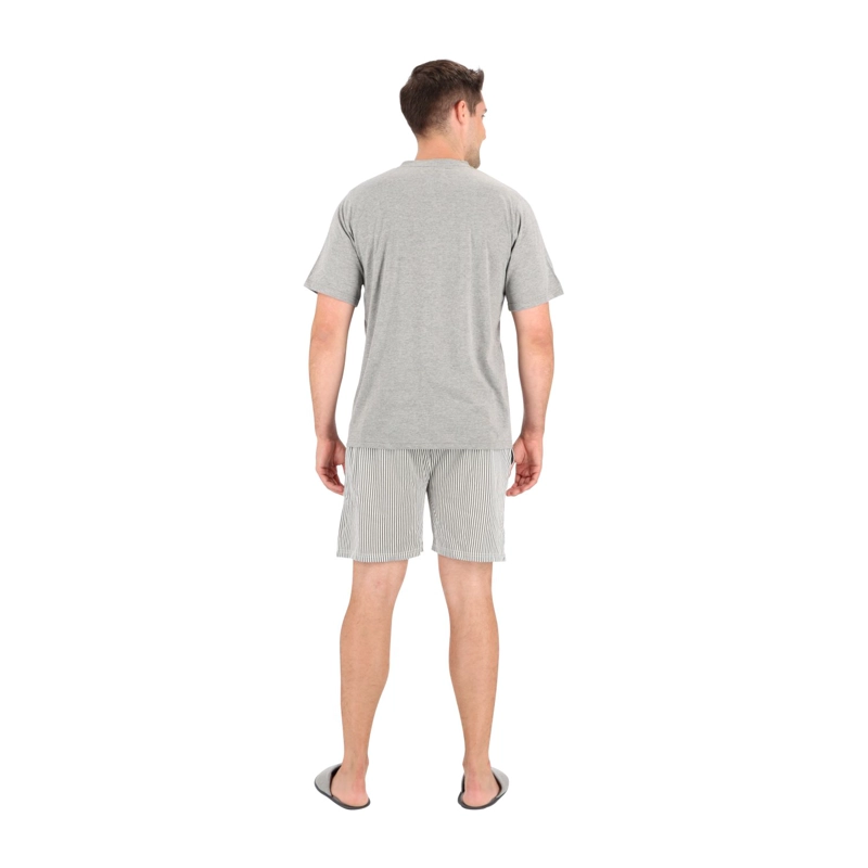 PIJAMA CORTO ALGODON + PANTUFLAS MOTA MT30255 - 3