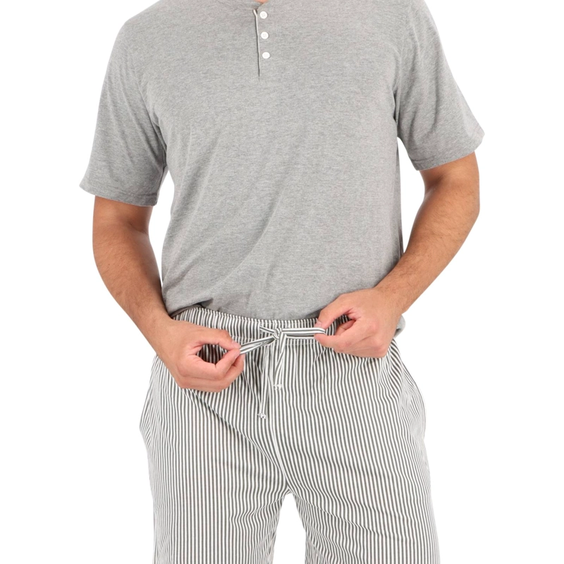 PIJAMA CORTO ALGODON + PANTUFLAS MOTA MT30255 - 4