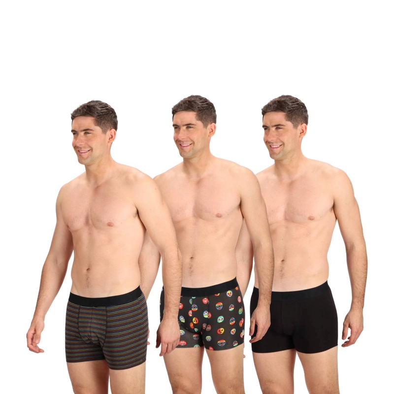 BOXER MEDIO ALGODON PACK3 MOTA MT4348 - 1