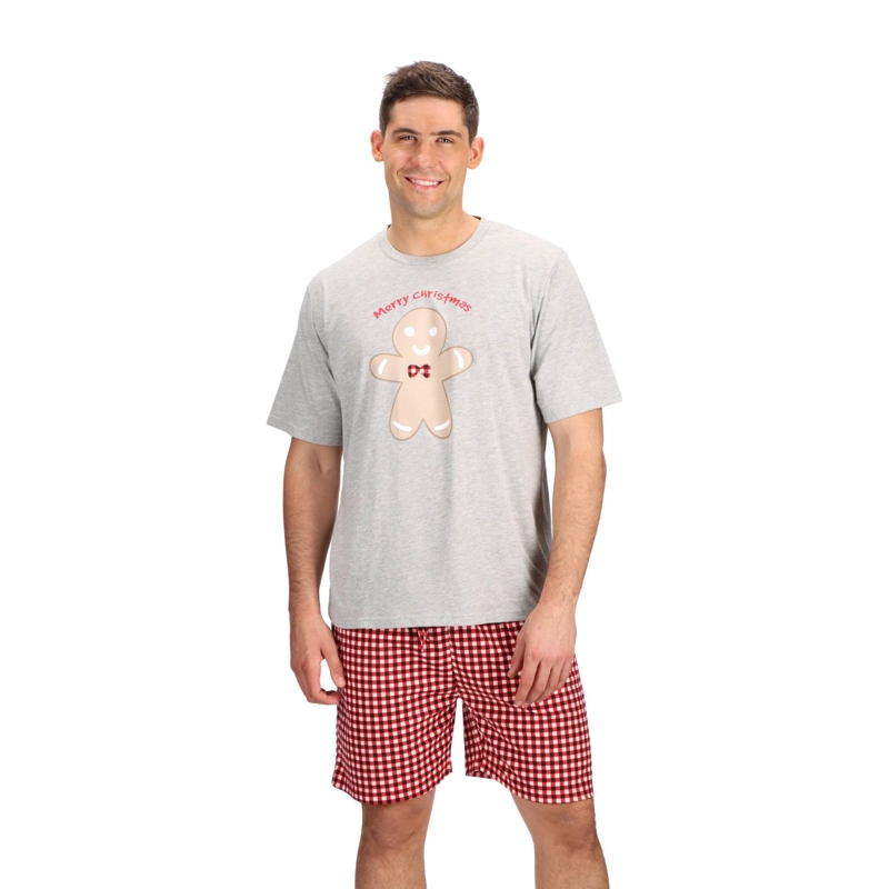 PIJAMA CORTO ALGODON NAVIDAD MOTA MT30259 - 1