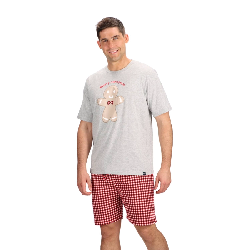 PIJAMA CORTO ALGODON NAVIDAD MOTA MT30259 - 2