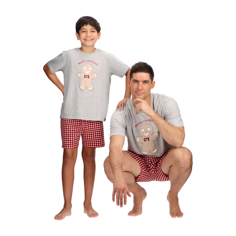 PIJAMA CORTO ALGODON NAVIDAD MOTA MT30259 - 5