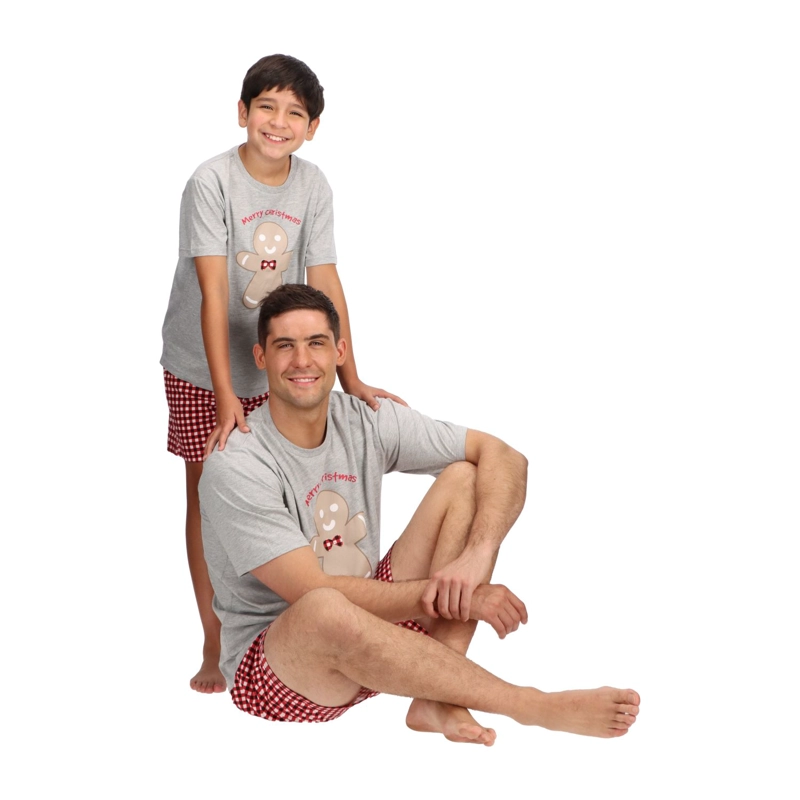 PIJAMA CORTO ALGODON JUVENIL NAVIDAD MOTA MT30260 - 2
