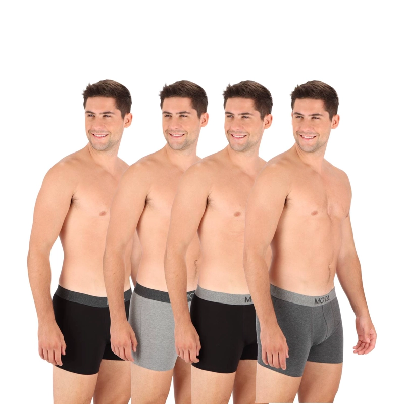 BOXER MEDIO ALGODON PACK4 MOTA MT4345 - 1