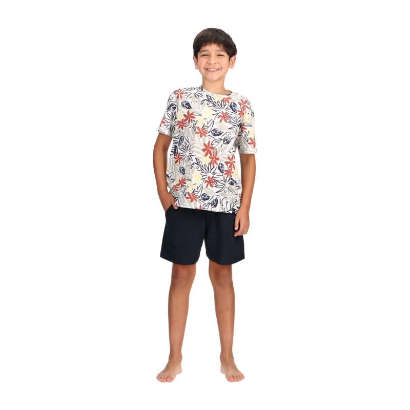 PIJAMA CORTO ALGODON JUVENIL MOTA MT30249 - 1