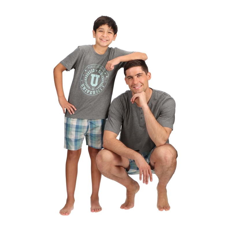 PIJAMA CORTO ALGODON JUVENIL MOTA MT30253 - 2