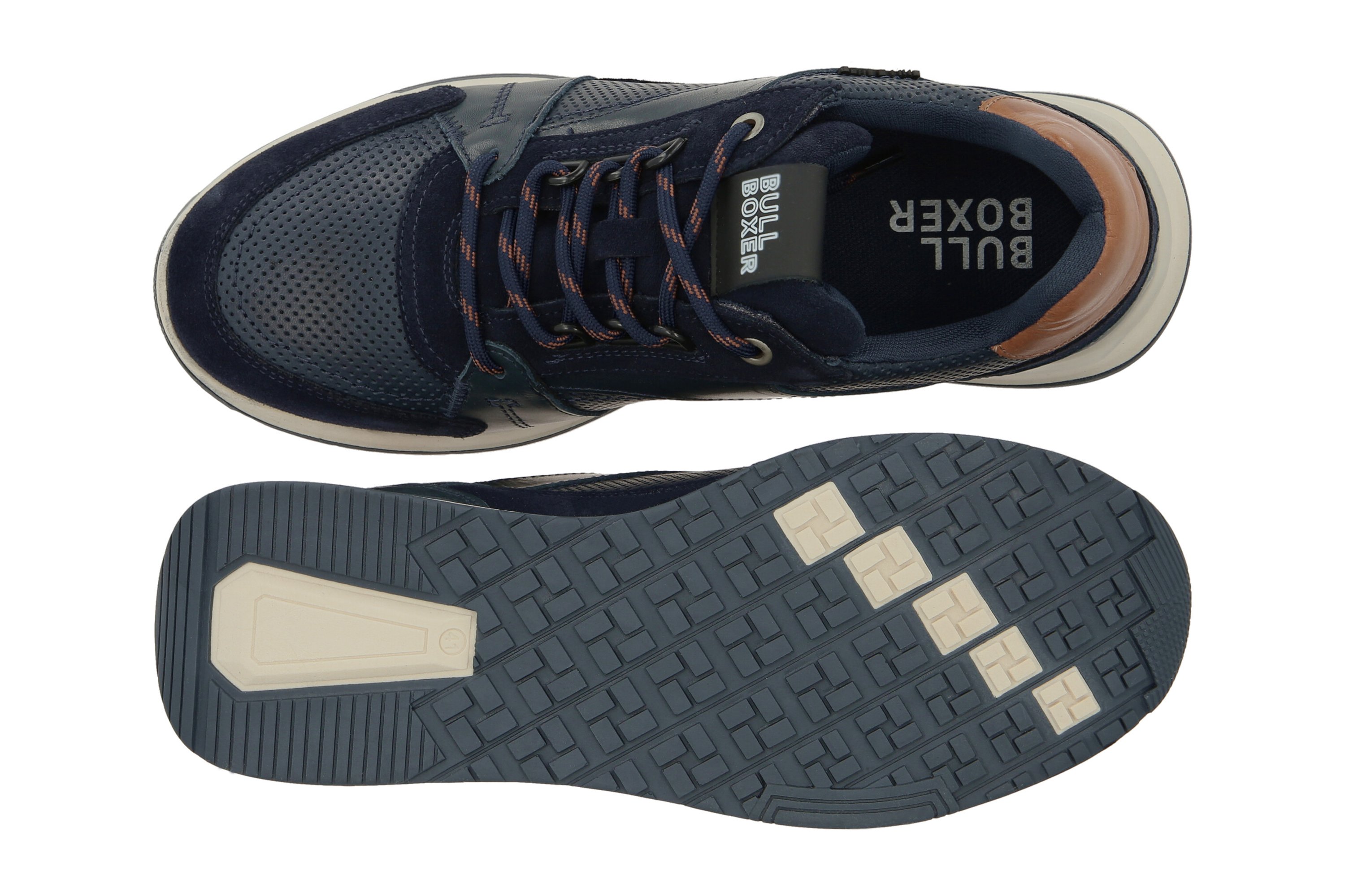 ZAPATILLAS HOMBRE BULLBOXER CASUALES AZUL CUERO ASAPH-0-70 - 3