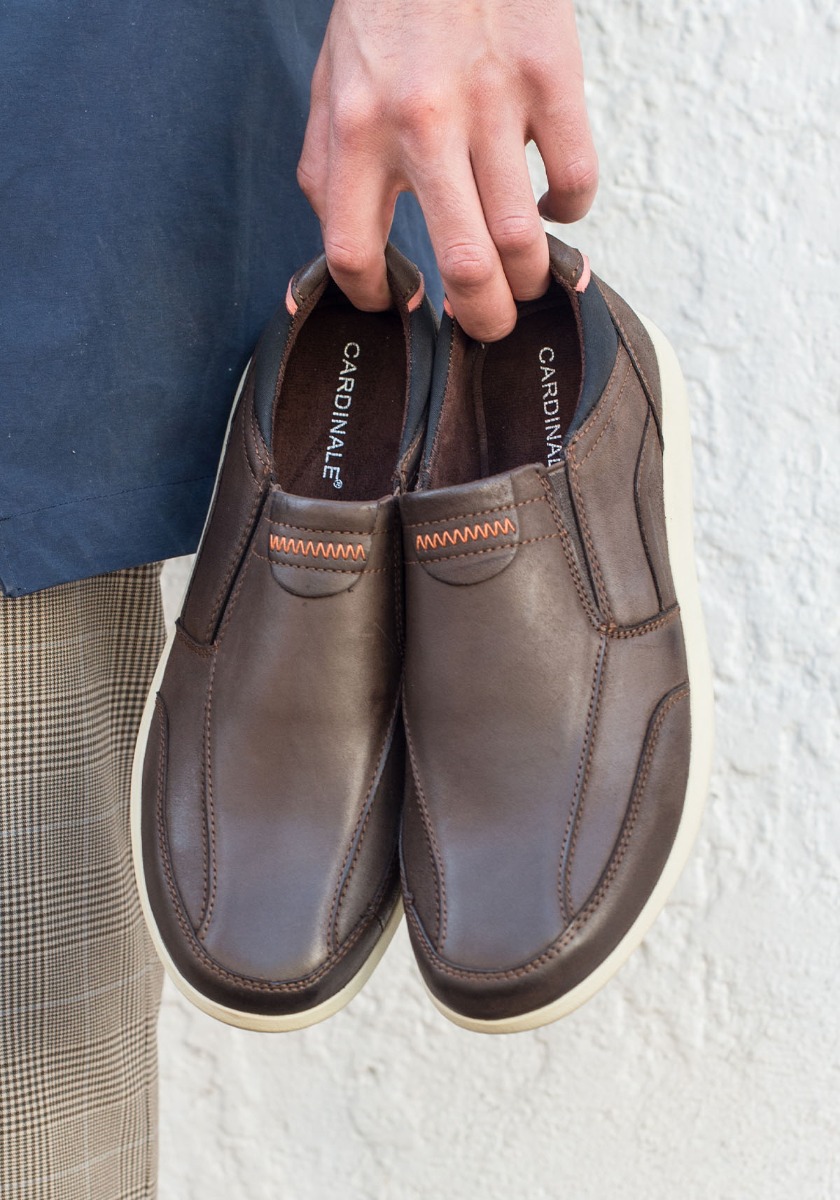 ZAPATOS HOMBRE CUERO PARGA-3-38 CAFÉ CARDINALE | CARDINALE - 4