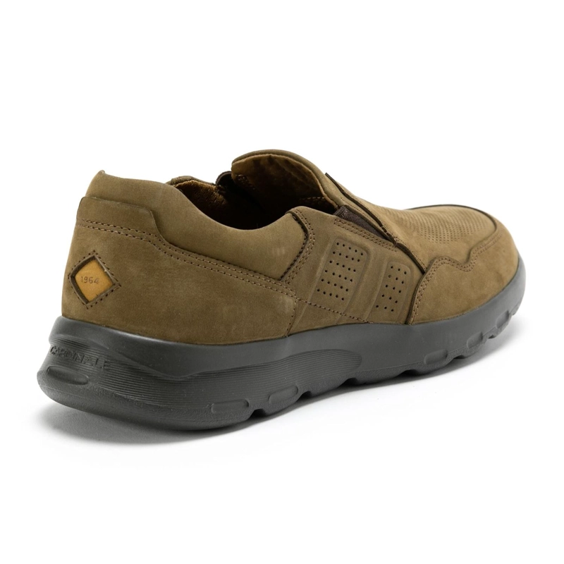 ZAPATILLAS SLIP-ON HOMBRE CUERO LIVIANAS X-LIGHT WALKER-3-02-TAUPE ['TEXTIL'] - 5