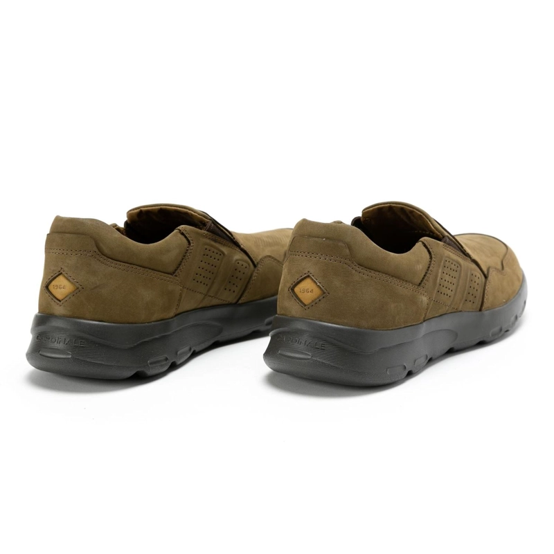 ZAPATILLAS SLIP-ON HOMBRE CUERO LIVIANAS X-LIGHT WALKER-3-02-TAUPE ['TEXTIL'] - 6