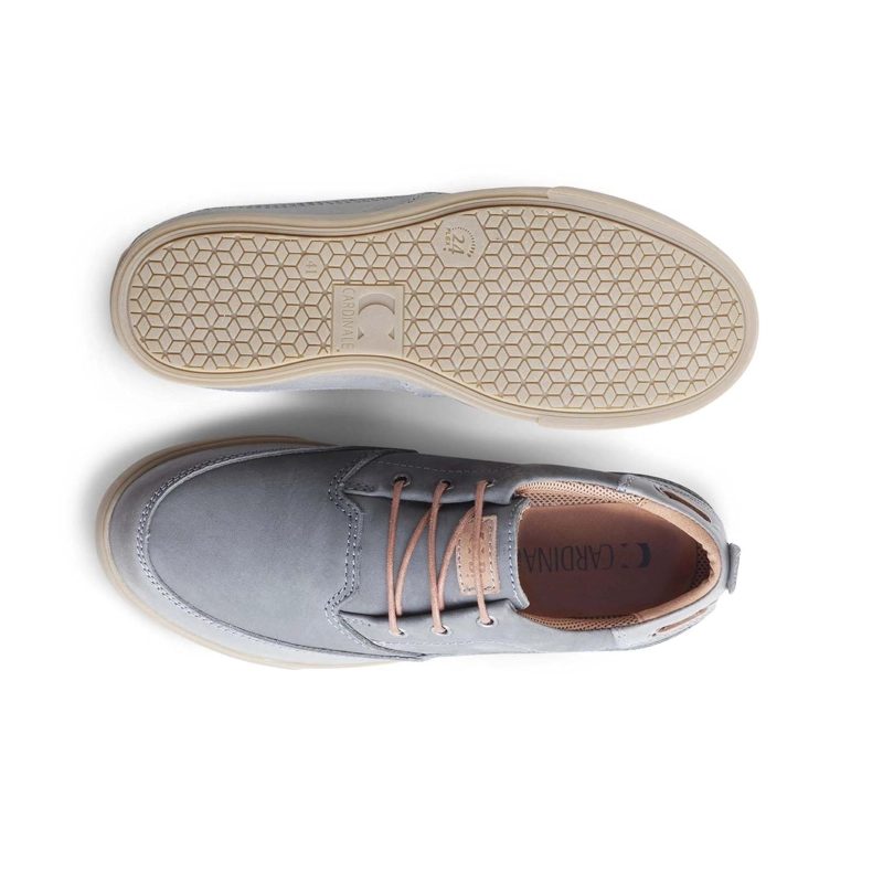ZAPATILLAS URBANAS HOMBRE CUERO 24 FLEX OPORTO-0-01-GRIS - 3