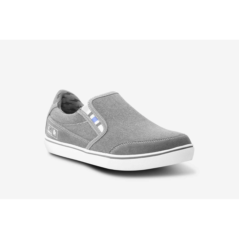 ZAPATILLAS SLIP-ON HOMBRE TEXTIL MALIBU-3-91-GRIS ['TEXTIL'] - 1
