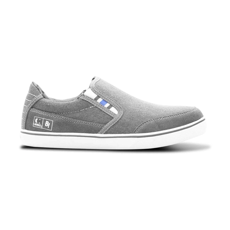 ZAPATILLAS URBANAS SLIP-ON HOMBRE TEXTIL MALIBU GRIS CARDINALE - 4