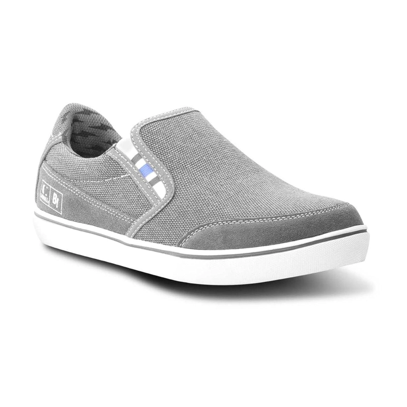 ZAPATILLAS URBANAS SLIP-ON HOMBRE TEXTIL MALIBU GRIS CARDINALE - 5
