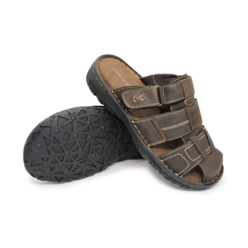SANDALIAS HOMBRE CUERO CAFE OSCURO OCOA CARDINALE - 3
