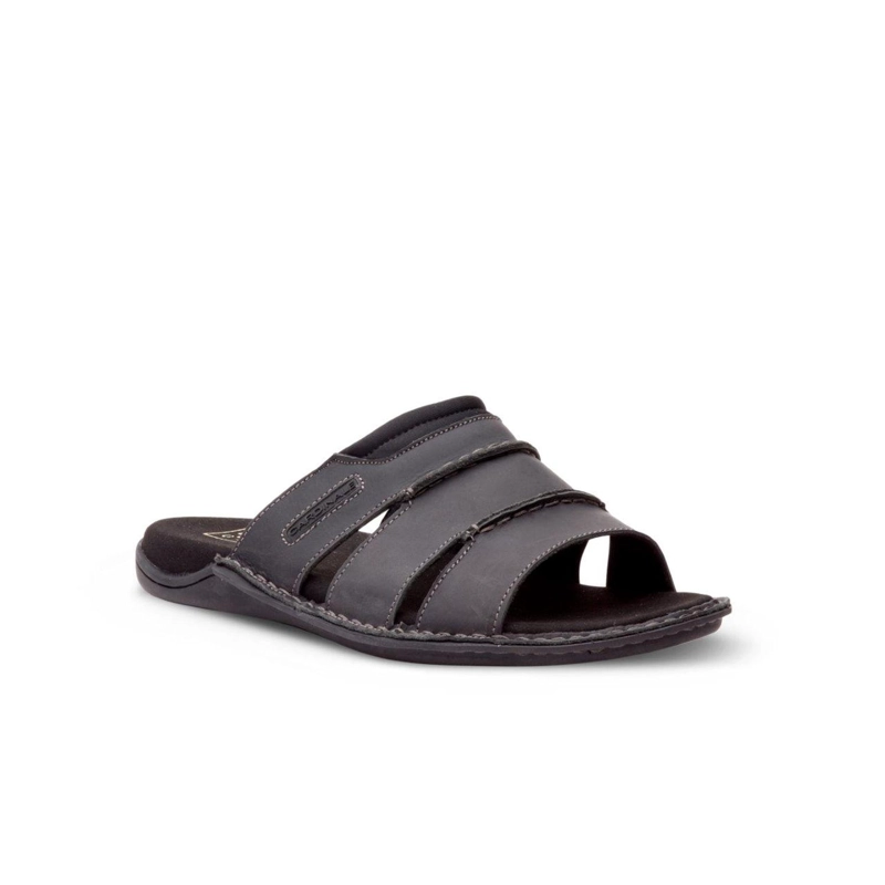SANDALIAS HOMBRE CUERO PANTINA NEGRO MALLORCA CARDINALE - 1