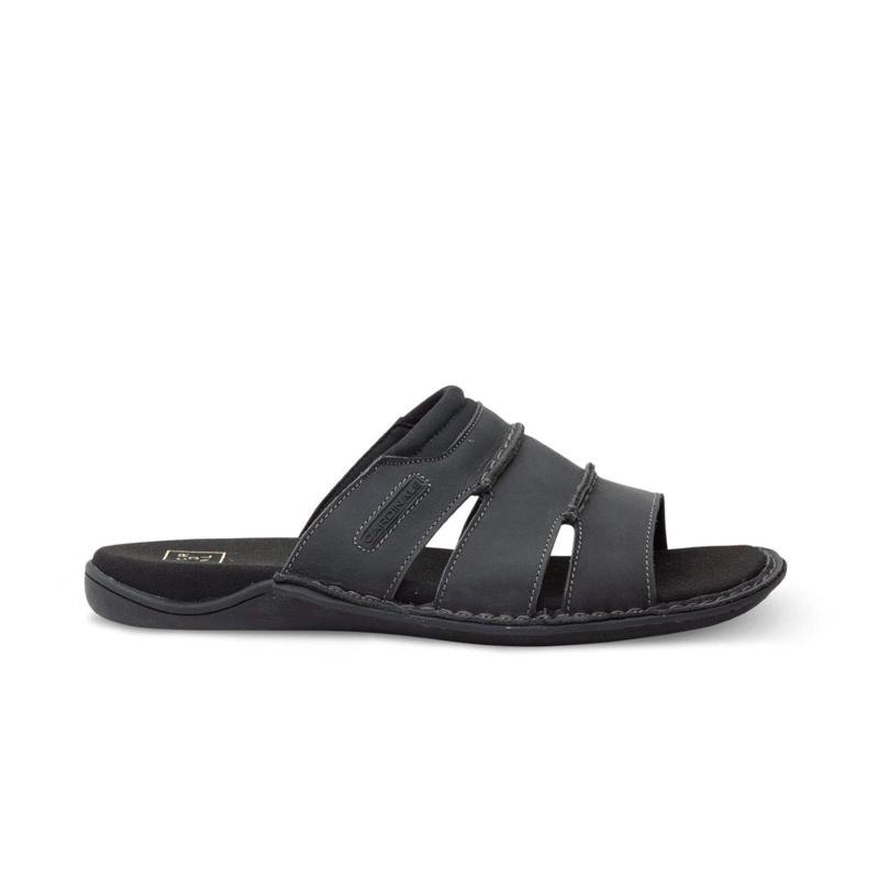 SANDALIAS HOMBRE CUERO PANTINA NEGRO MALLORCA CARDINALE - 2
