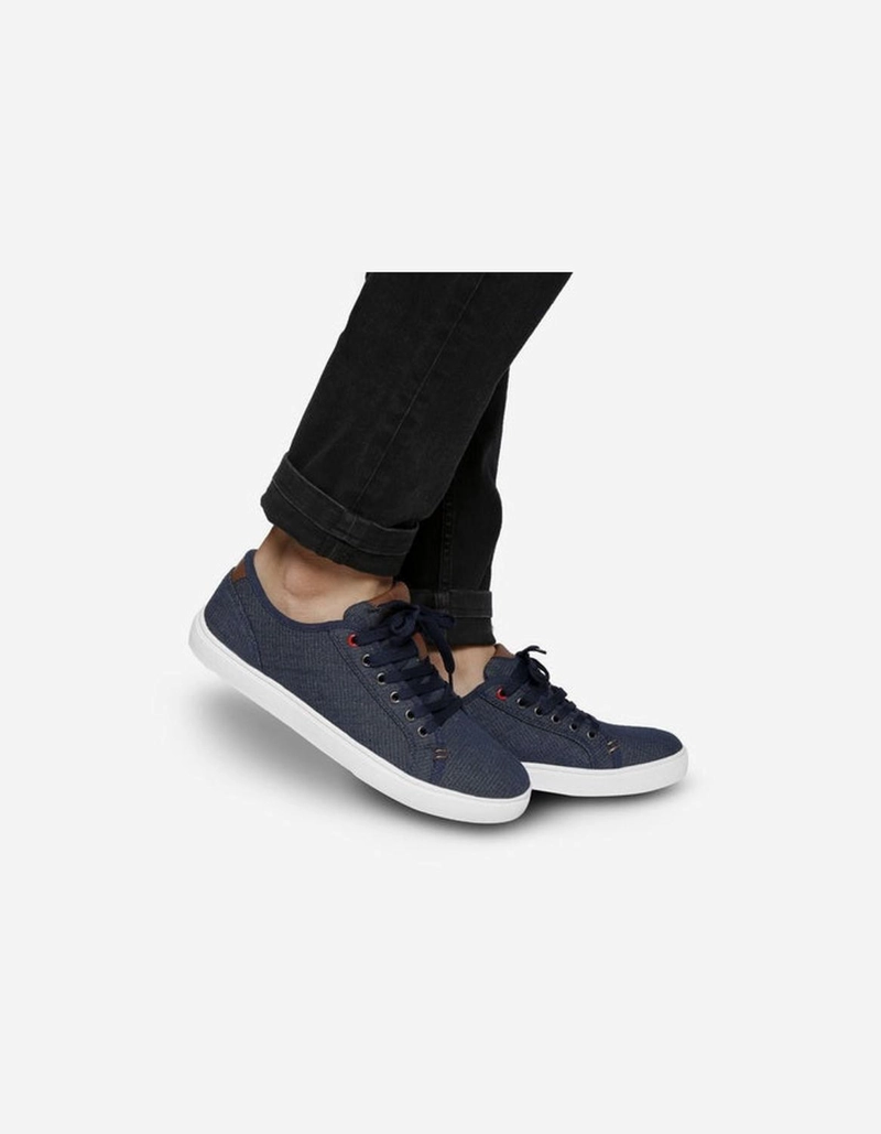 ZAPATILLAS URBANAS HOMBRE TEXTIL PANAMA AZUL CARDINALE - 3