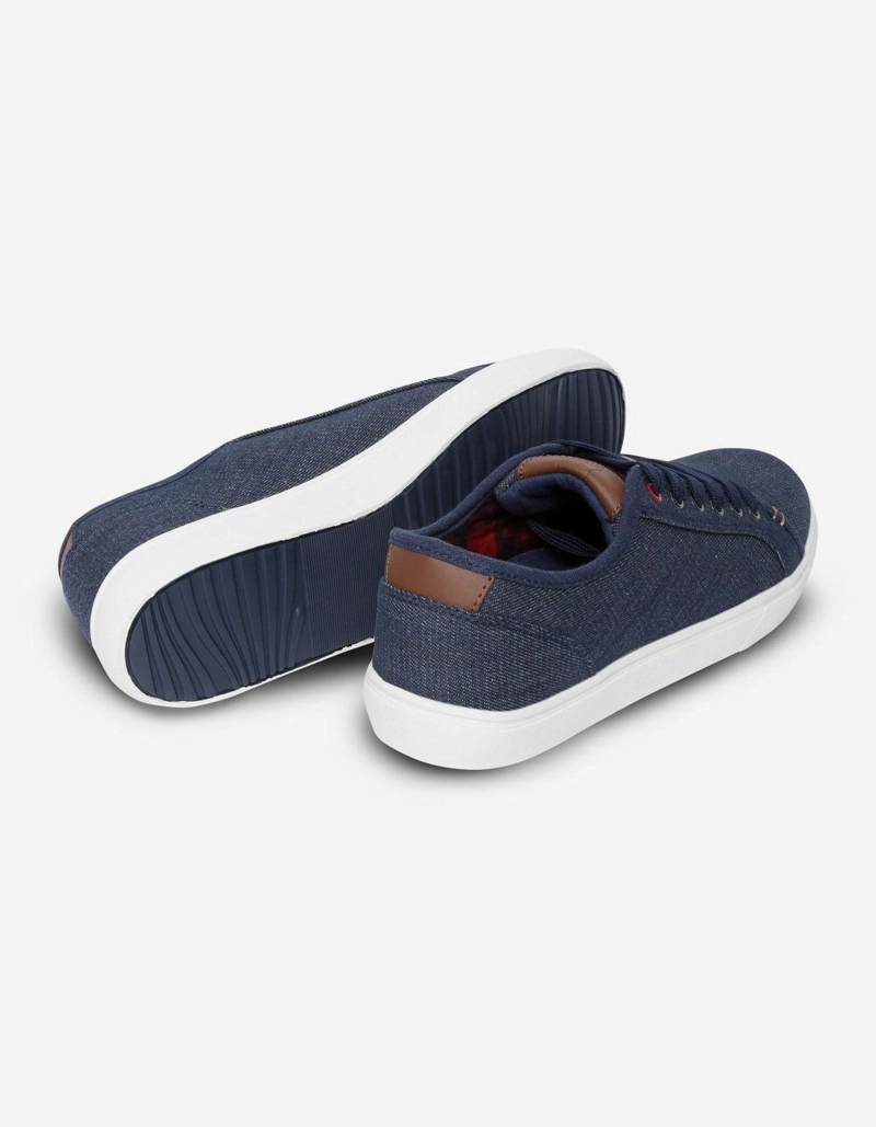 ZAPATILLAS URBANAS HOMBRE TEXTIL PANAMA AZUL CARDINALE - 4