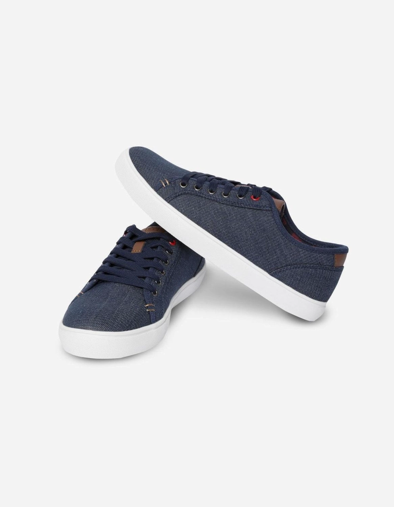 ZAPATILLAS URBANAS HOMBRE TEXTIL PANAMA AZUL CARDINALE - 5