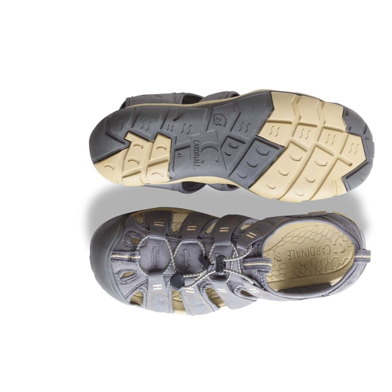 SANDALIAS OUTDOOR HOMBRE TEXTIL GRIS TERRAL CARDINALE - 3