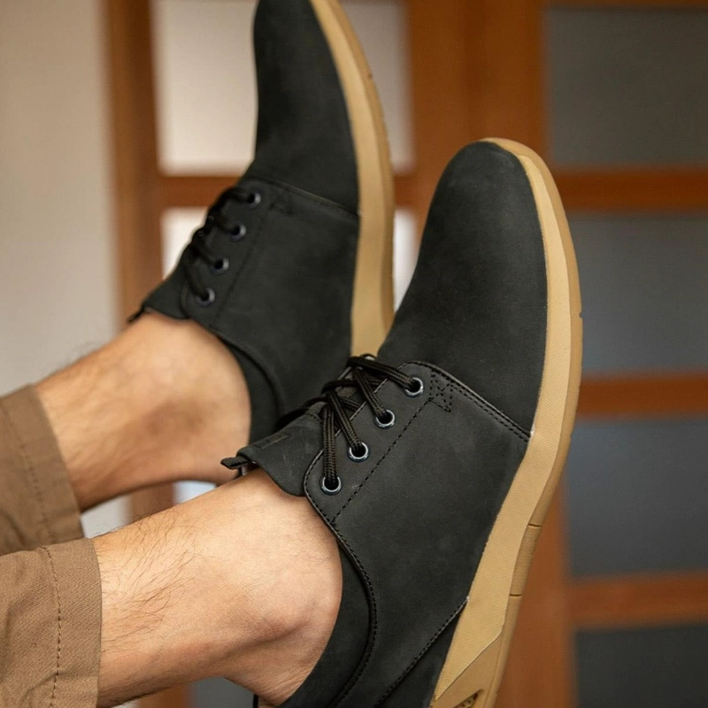 ZAPATILLAS URBANAS HOMBRE CUERO NORWAY-0-02-NEGRO ['TEXTIL'] - 4