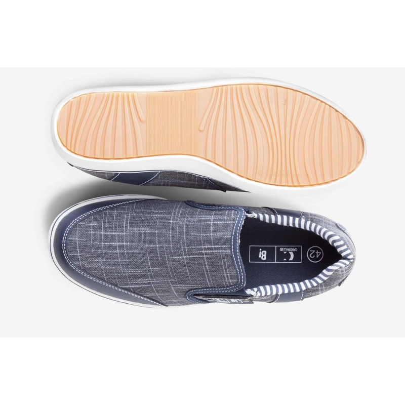 ZAPATILLAS SLIP-ON HOMBRE TEXTIL MALIBU-3-95-AZUL ['TEXTIL'] - 3