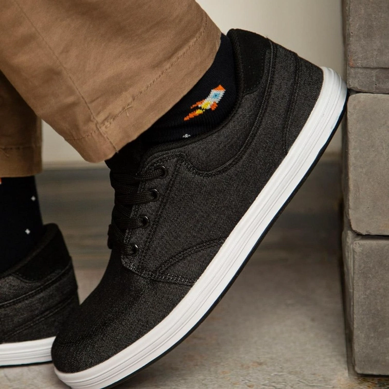 ZAPATILLAS URBANAS HOMBRE TEXTIL NEGRO LANDER CARDINALE - 5