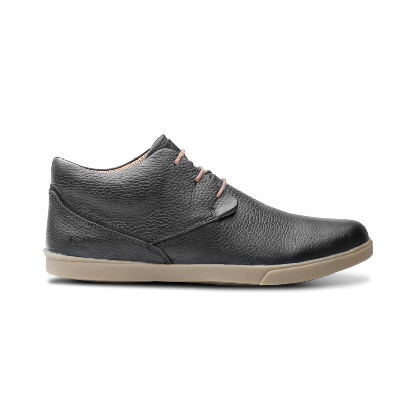 ZAPATILLAS CAÑA ALTA HOMBRE CUERO 24 FLEX OPORTO-6-06-NEGRO - 2