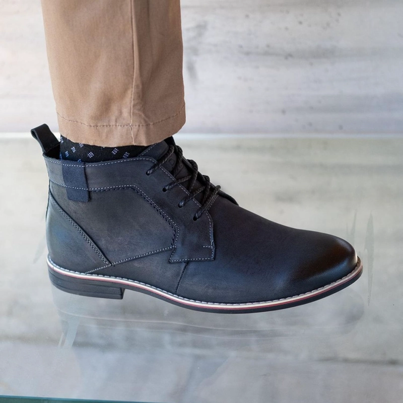 BOTINES HOMBRE CUERO ANTILLANCA-6-26-NEGRO - 5