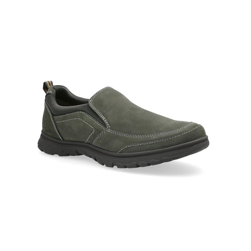 ZAPATILLAS SLIP-ON HOMBRE CUERO FOREST-3-30-VERDE - 1